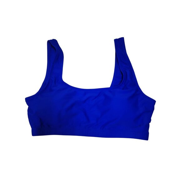 Womens High-Waisted Bikini Set Royal Blue Swimsuit Size Large - Picture 4 of 5